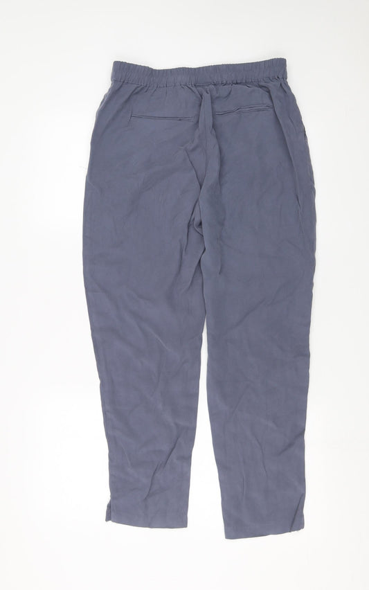 VILA Womens Blue Trousers Size 10 L27 in