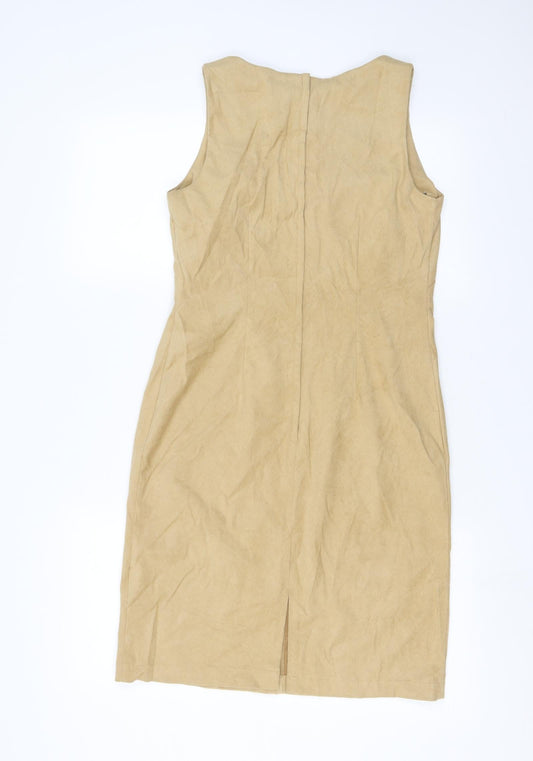 Wallis Womens Beige Shift Size 10