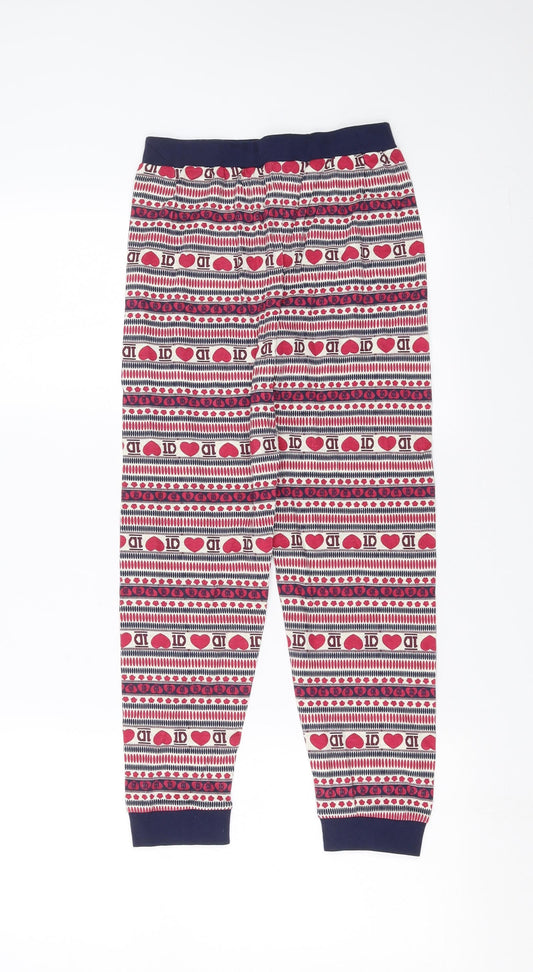 One Direction Girls Purple Geometric Pyjama Pants Size 9-10 Years - One Direction