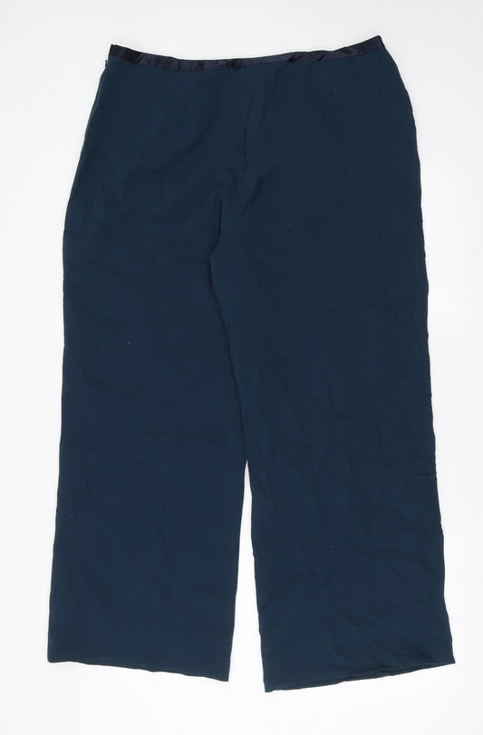 Spirito Womens Green Trousers Size 20 L28 in