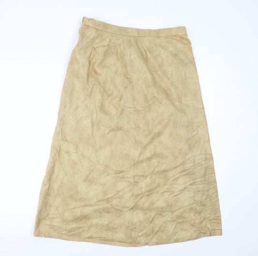 KARELIA Womens Beige Maxi Skirt Size 14