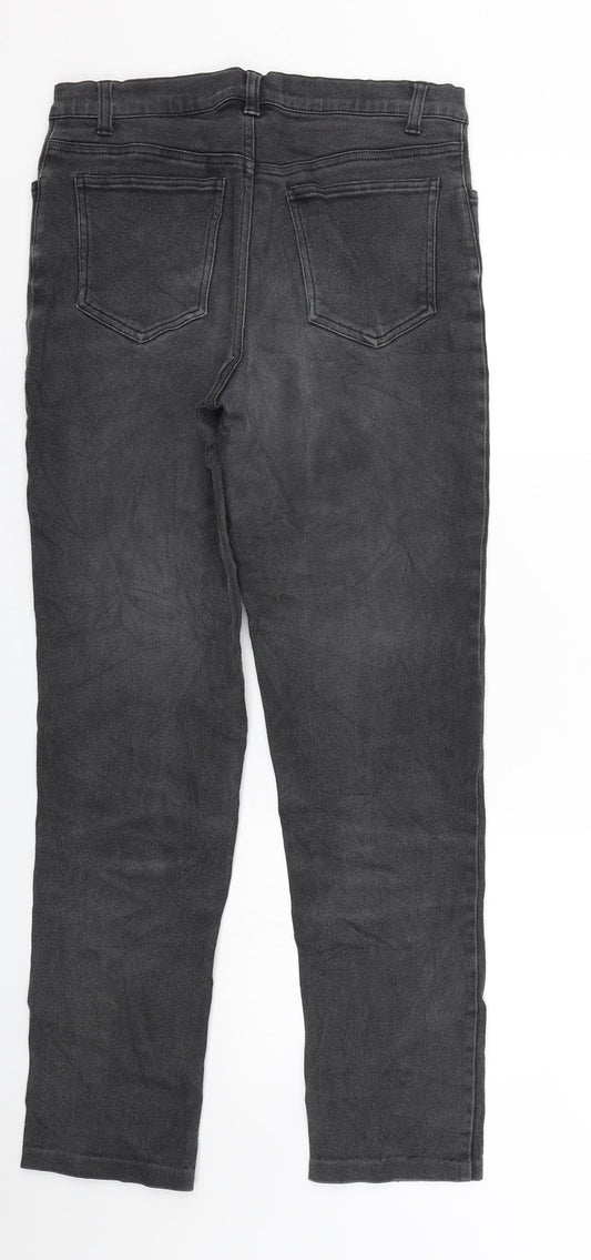 Preworn Womens Black Denim Jegging Jeans Size 28 L27 in