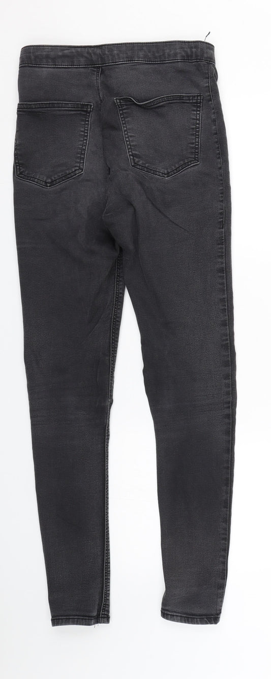 Topshop Womens Black Denim Jegging Jeans Size 34 L26.5 in