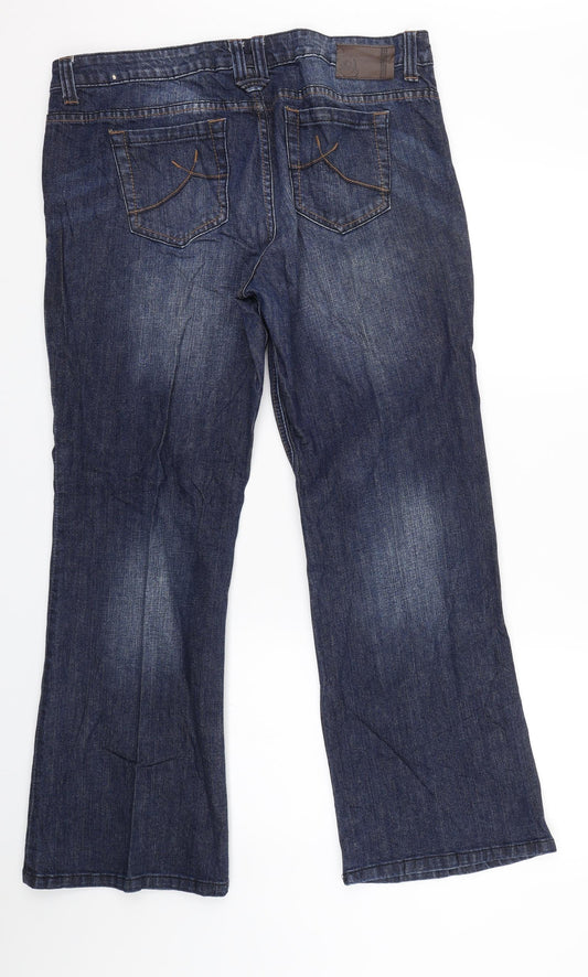 st Oliver Womens Blue Denim Bootcut Jeans Size 44 in L27 in