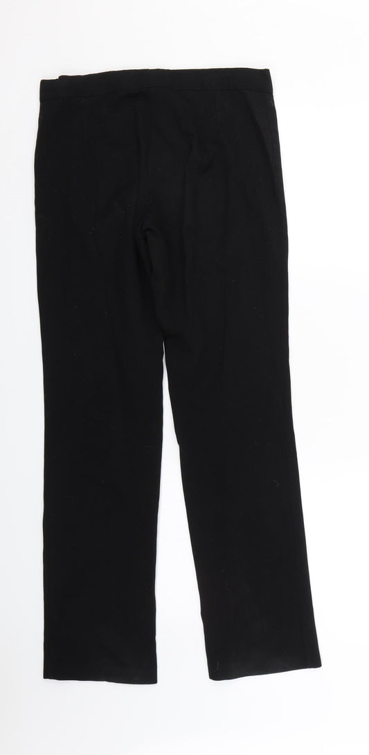 Preworn Girls Black Capri Trousers Size M