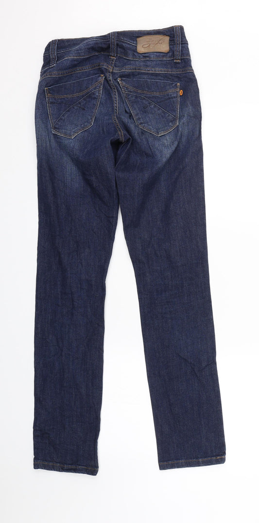 Jukon Womens Blue Denim Skinny Jeans Size 27 L31 in