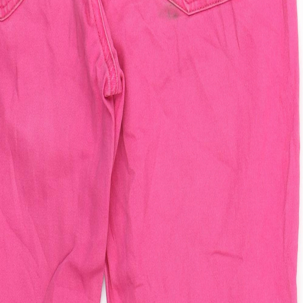 Preworn Womens Pink Denim Skinny Jeans Size 34 L25 in