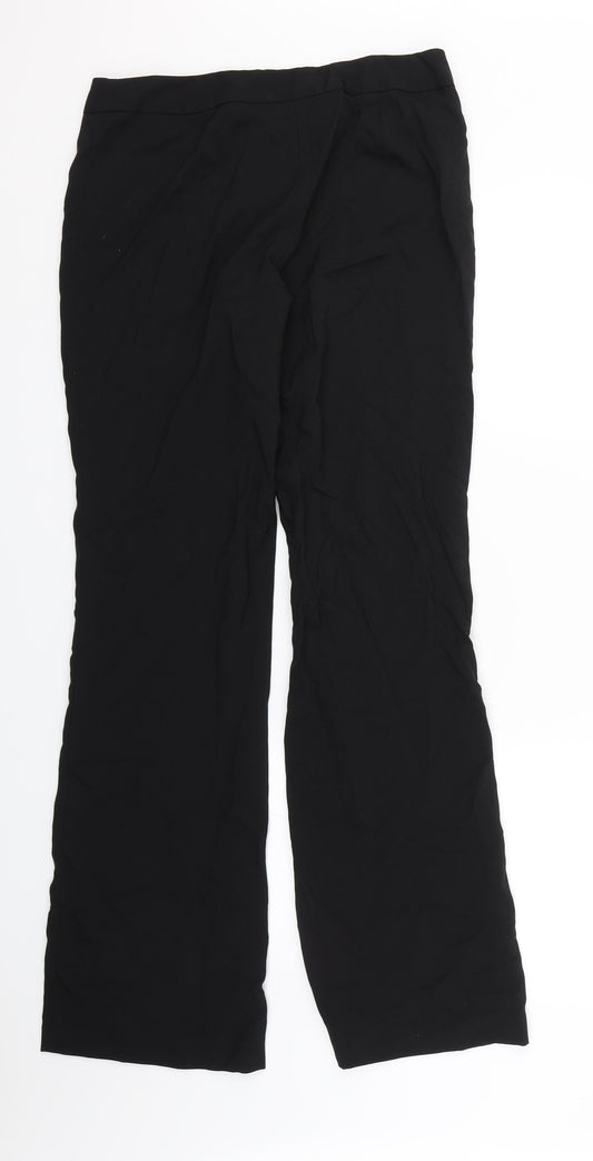 Basics Womens Black Capri Trousers Size 10 L31.5 in