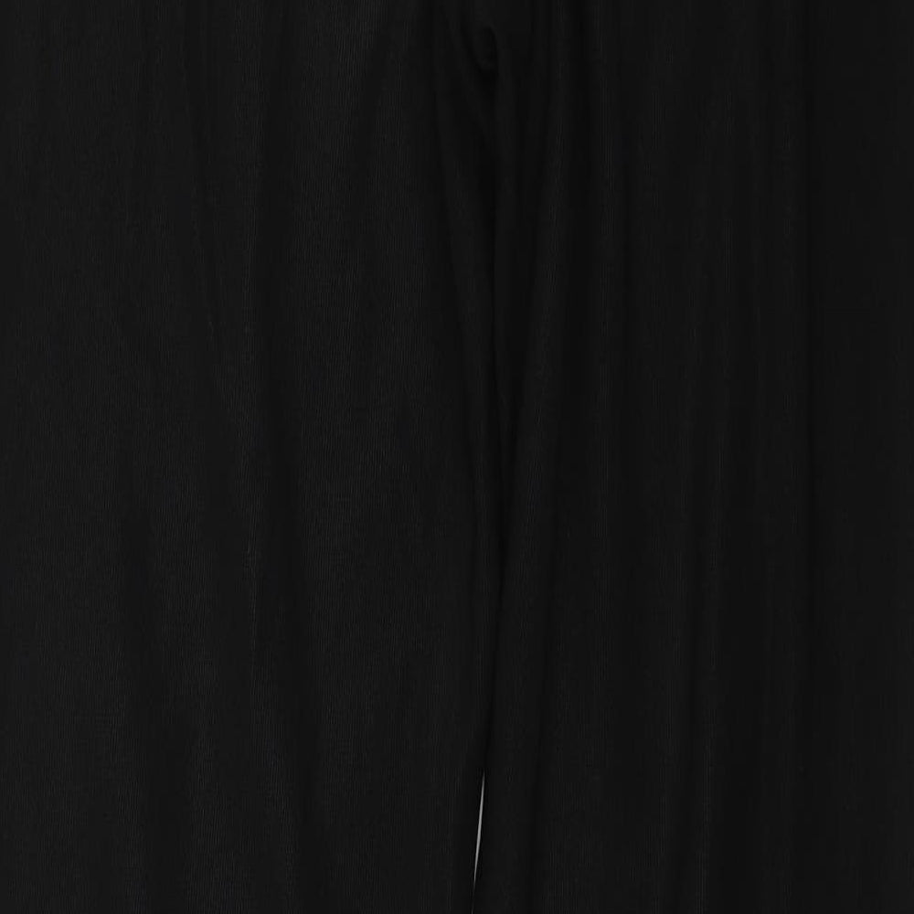 Originals Womens Black Striped Capri Trousers Size 16 L26.5 in