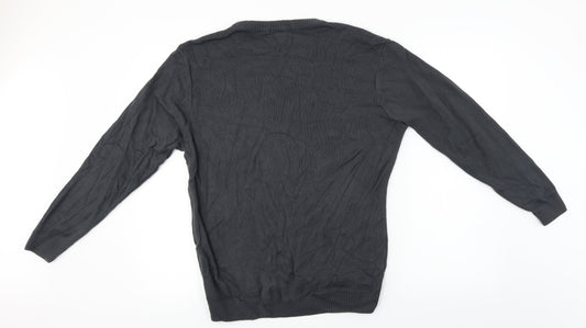 Boohoo Womens Grey Pullover Jumper Size S - Christmas Jumper