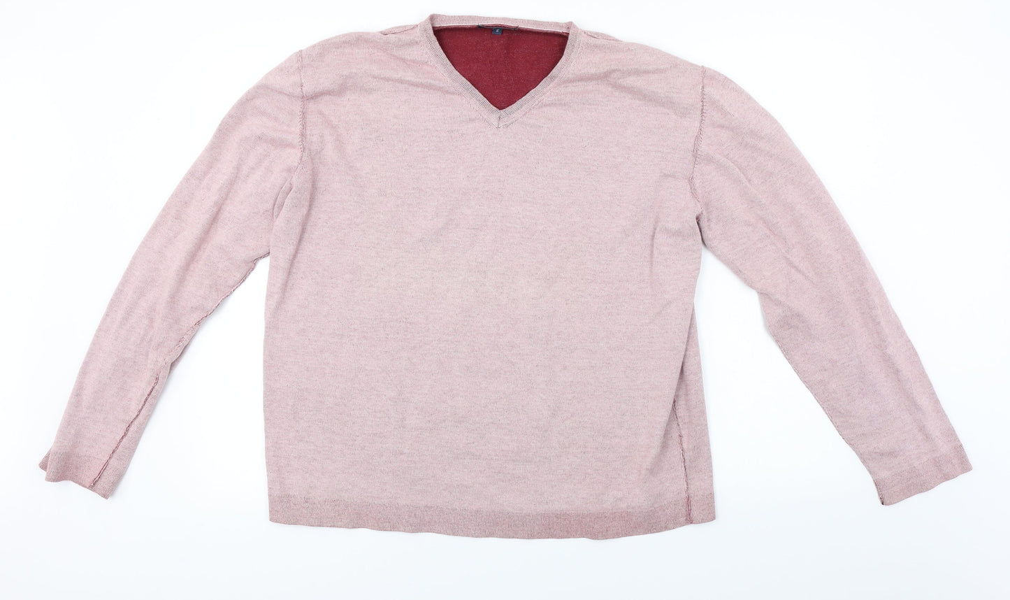 Lee Cooper Mens Pink Pullover Jumper Size L