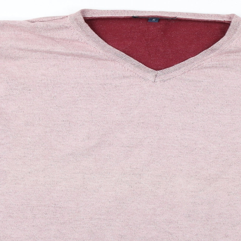 Lee Cooper Mens Pink Pullover Jumper Size L
