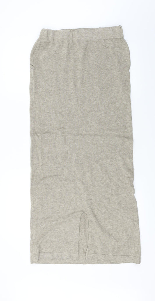 Preworn Womens Beige Bandage Skirt Size 28 in