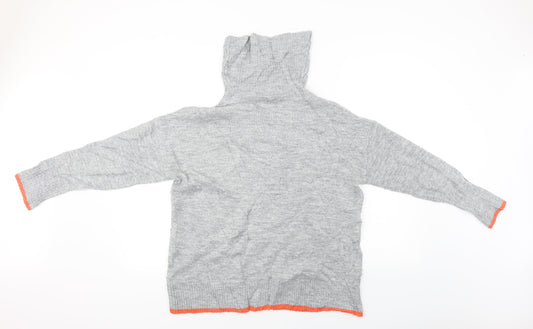 M&Co Womens Grey Pullover Jumper Size 12