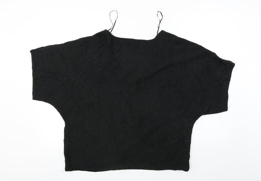 bm collection Womens Black Cardigan Jumper Size XL