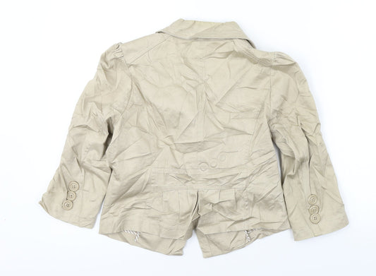 Atmosphere Womens Beige Jacket Coat Size 10