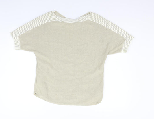 Olsen Womens Beige Pullover Jumper Size 12