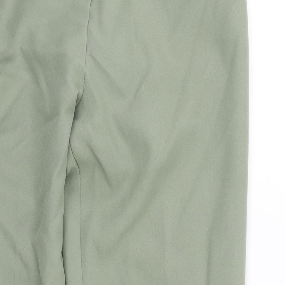 Preworn Womens Green Trousers Size 12 L25 in