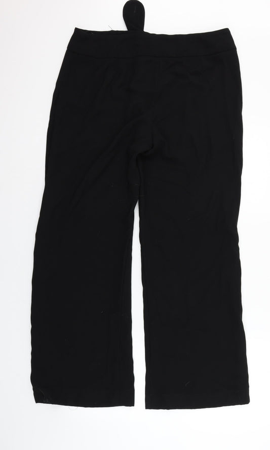 Principles Womens Black Trousers Size 14 L27 in