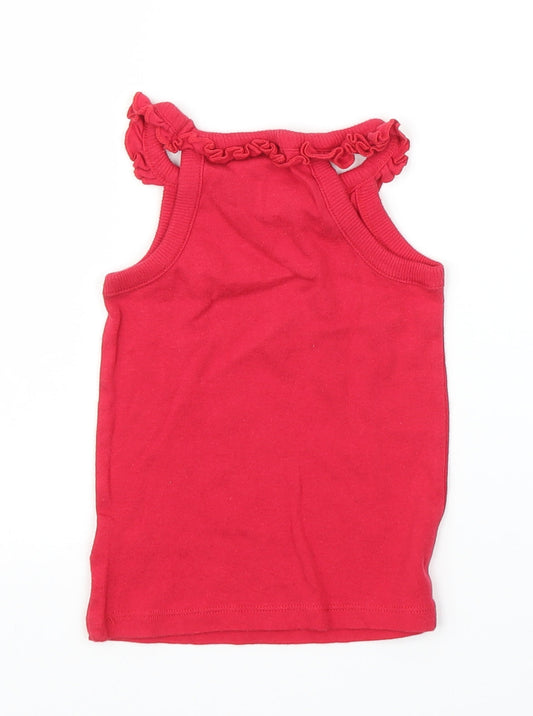 NEXT Girls Red Camisole Blouse Size 12 Months