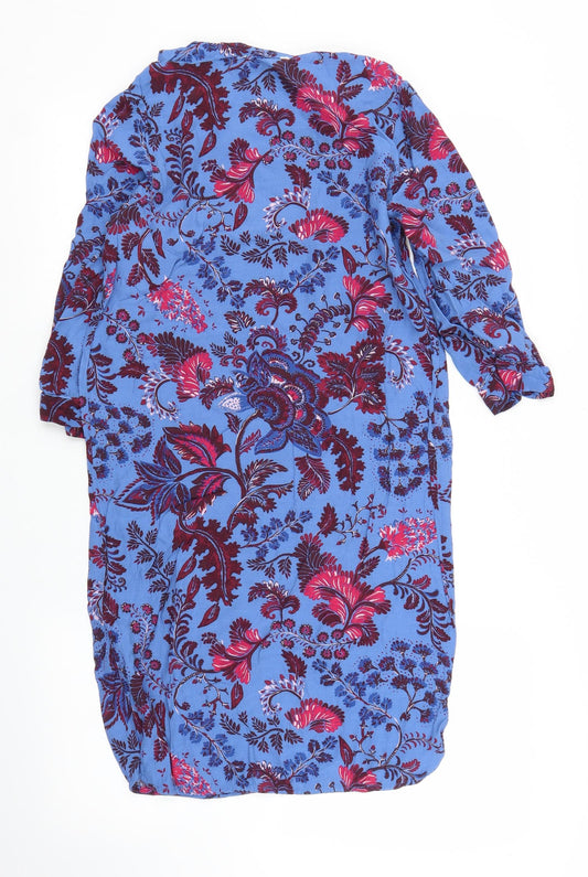 NEXT Womens Blue Paisley Shift Size 8