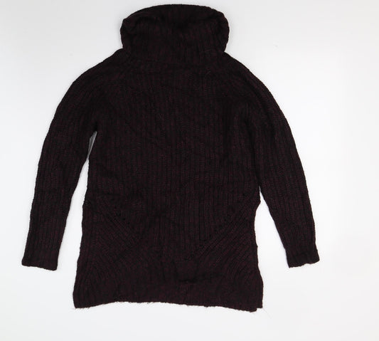 Papaya Womens Red Knit Pullover Jumper Size S