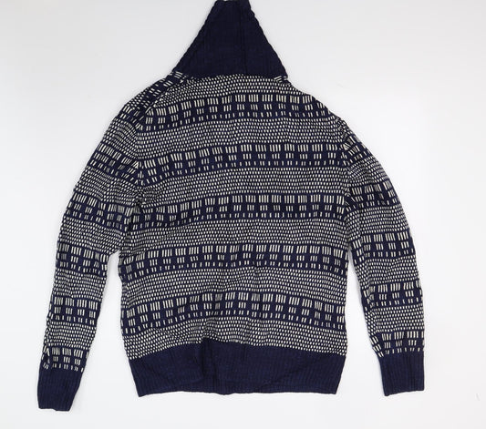 H&M Mens Blue Pullover Jumper Size M