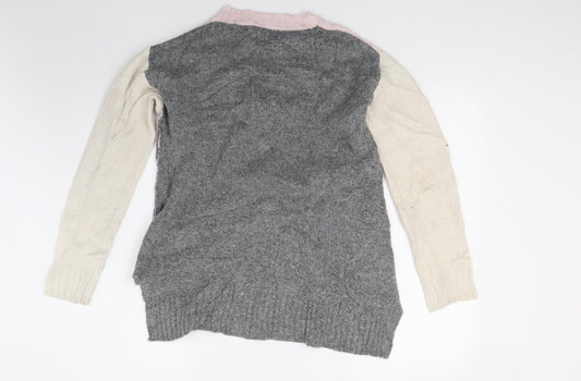 Marks and Spencer Womens Grey Pullover Jumper Size S