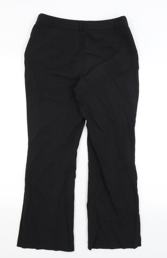 Dunnes Womens Black Trousers Size 8 L26.5 in