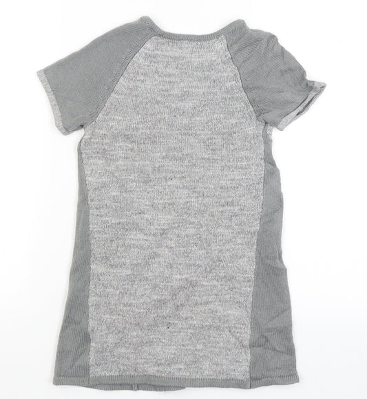 Kin Girls Grey Basic T-Shirt Size 5 Years