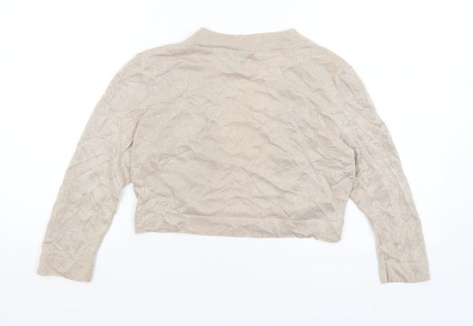 Gok for Tu Womens Gold Wrap Jumper Size 14