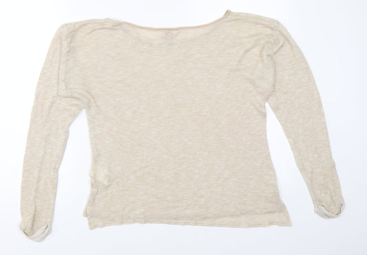 H&M Womens Beige Pullover Jumper Size 34