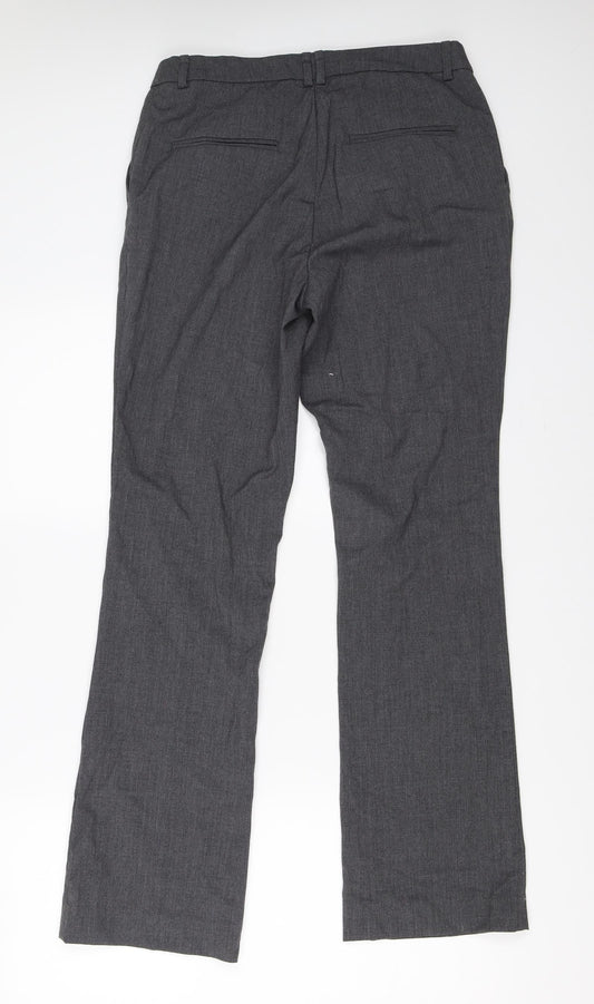 H&M Womens Grey Trousers Size 38 L30 in