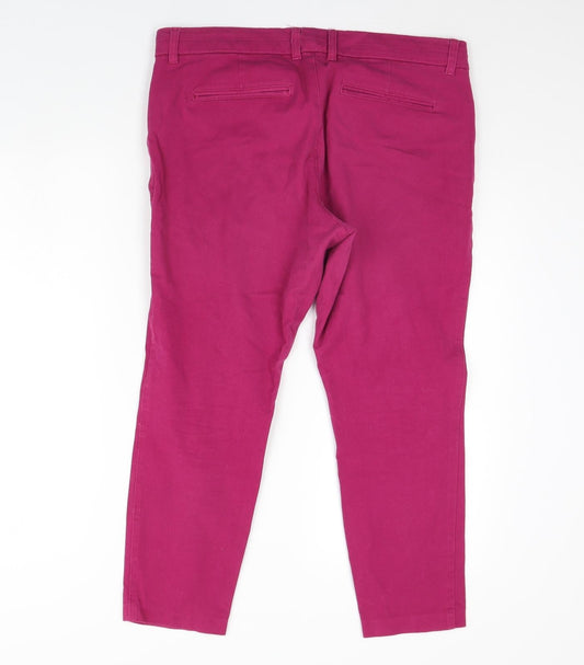 Gap Womens Pink Denim Cropped Jeans Size 46 L24 in