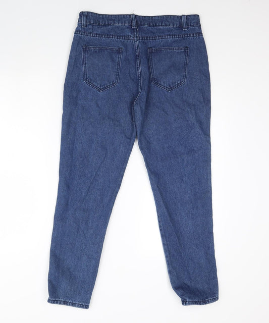Preworn Womens Blue Denim Straight Jeans Size XL L28 in