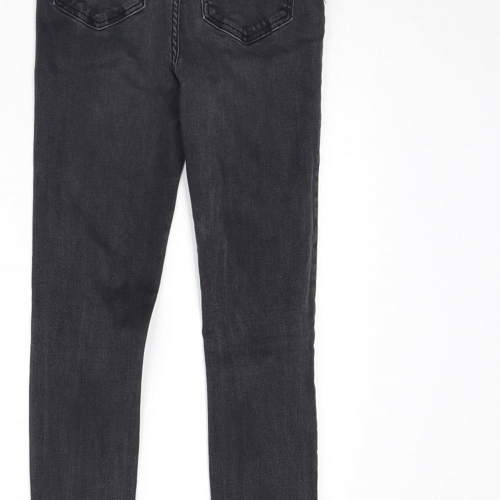 FOREVER 21 Womens Black Denim Skinny Jeans Size 28 in L29 in