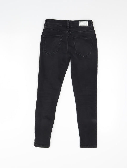 Denim & Co. Girls Black Denim Skinny Jeans Size 8 Years