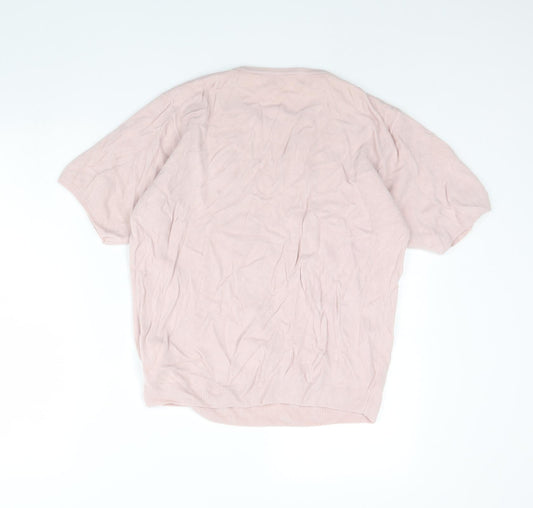 Preworn Womens Pink Pullover Jumper Size 18