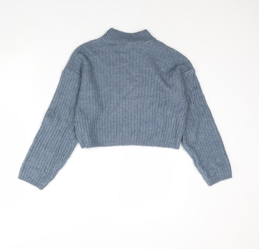 New Look Girls Blue Pullover Jumper Size 12 Years