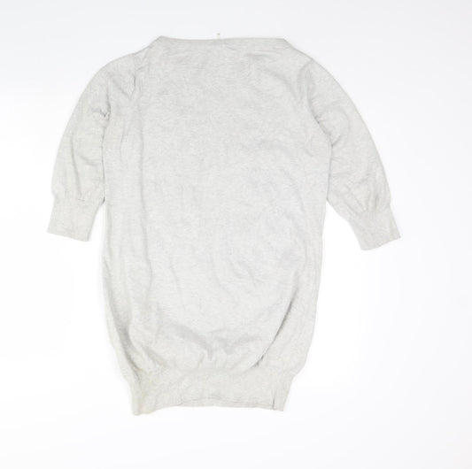 NEXT Womens Grey Pullover Jumper Size S