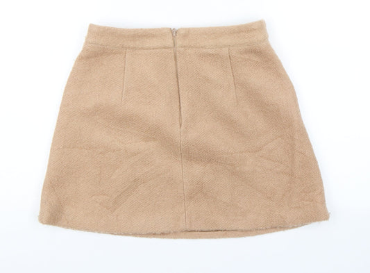 ASOS Womens Beige Mini Skirt Size 10