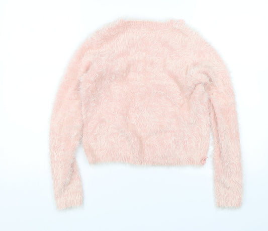 Yumi Girls Pink Pullover Jumper Size 13-14 Years