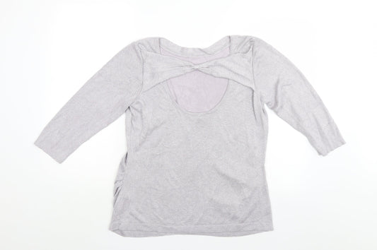 Coast Womens Grey Pullover Jumper Size L