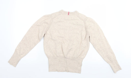 M&S Womens Ivory Pullover Jumper Size 12