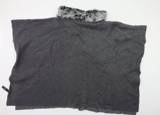 M&S Womens Grey Overcoat Coatigan Size L