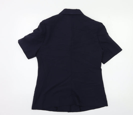 Kello Womens Blue Jacket Blazer Size M
