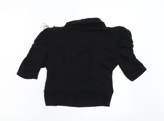 Preworn Womens Black Shrug Jumper Size M