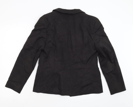 Principles Petite Womens Brown Jacket Blazer Size 12