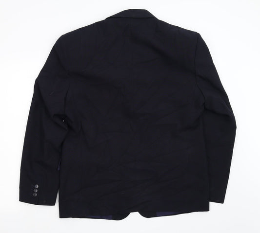 Essentials Mens Blue Jacket Blazer Size 40