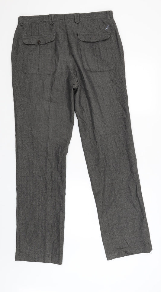 River Island Womens Grey Trousers Size 34 L32 in